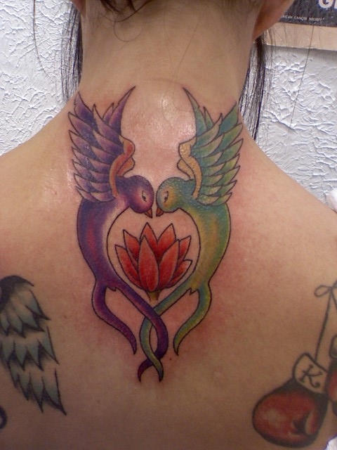 love birds tattoo. #39;Love Birds#39; Model: Dana